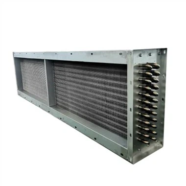 Varmförsäljning Industriell AC Aluminiumfläns och flänsade kopparspiralrör VVS vatten till luft och gas värmeväxlare